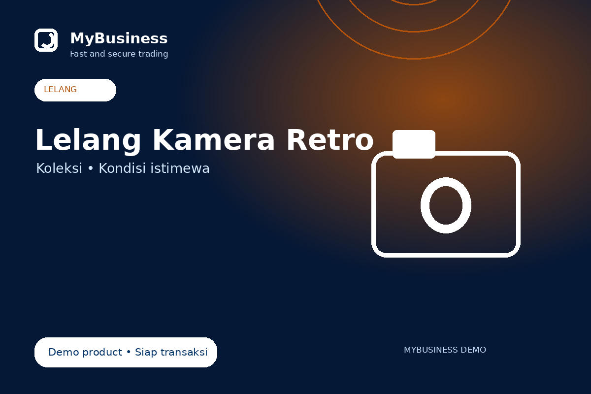 Lelang Kamera Retro Koleksi