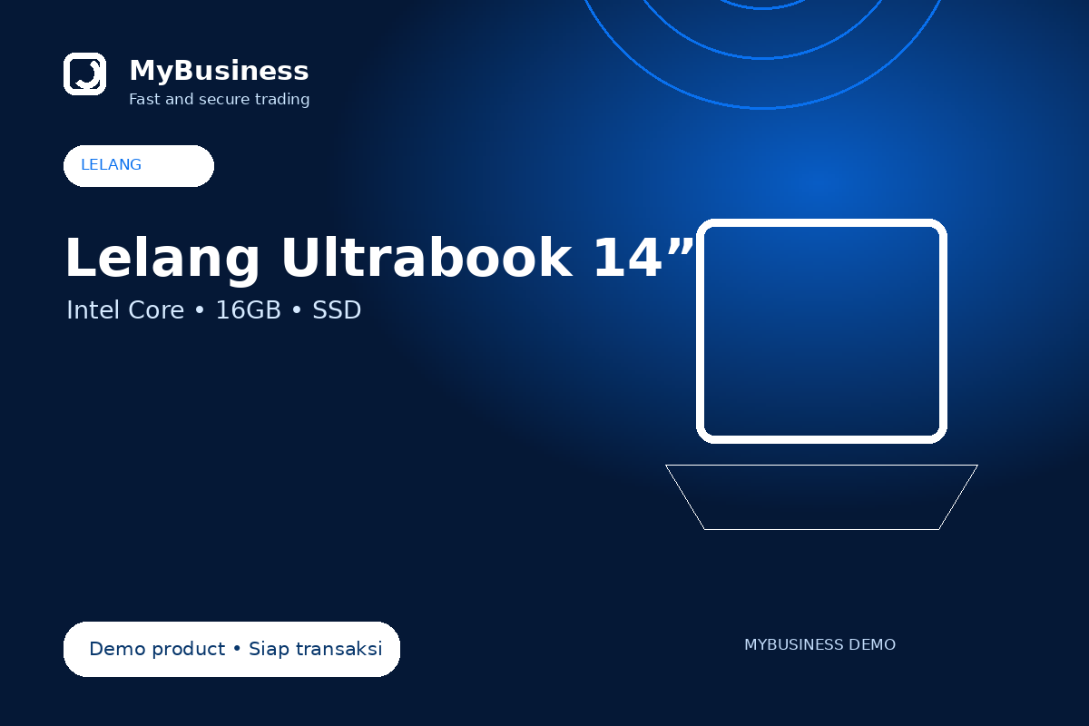 Lelang Ultrabook 14 Inci