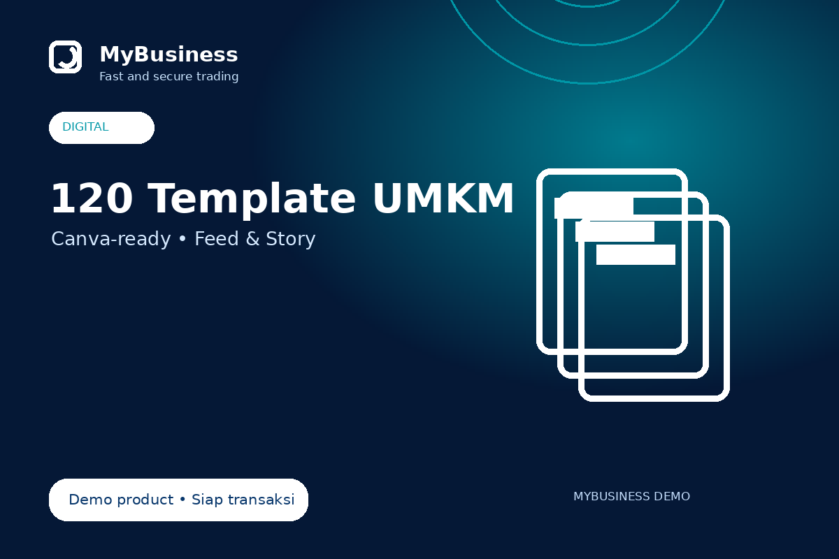 Paket 120 Template UMKM